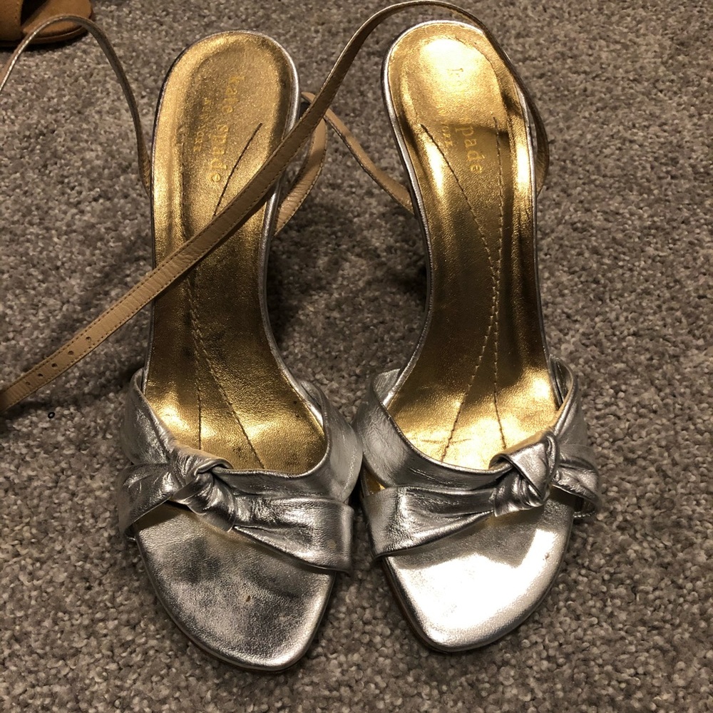 Kate spade ankle wrapped heels